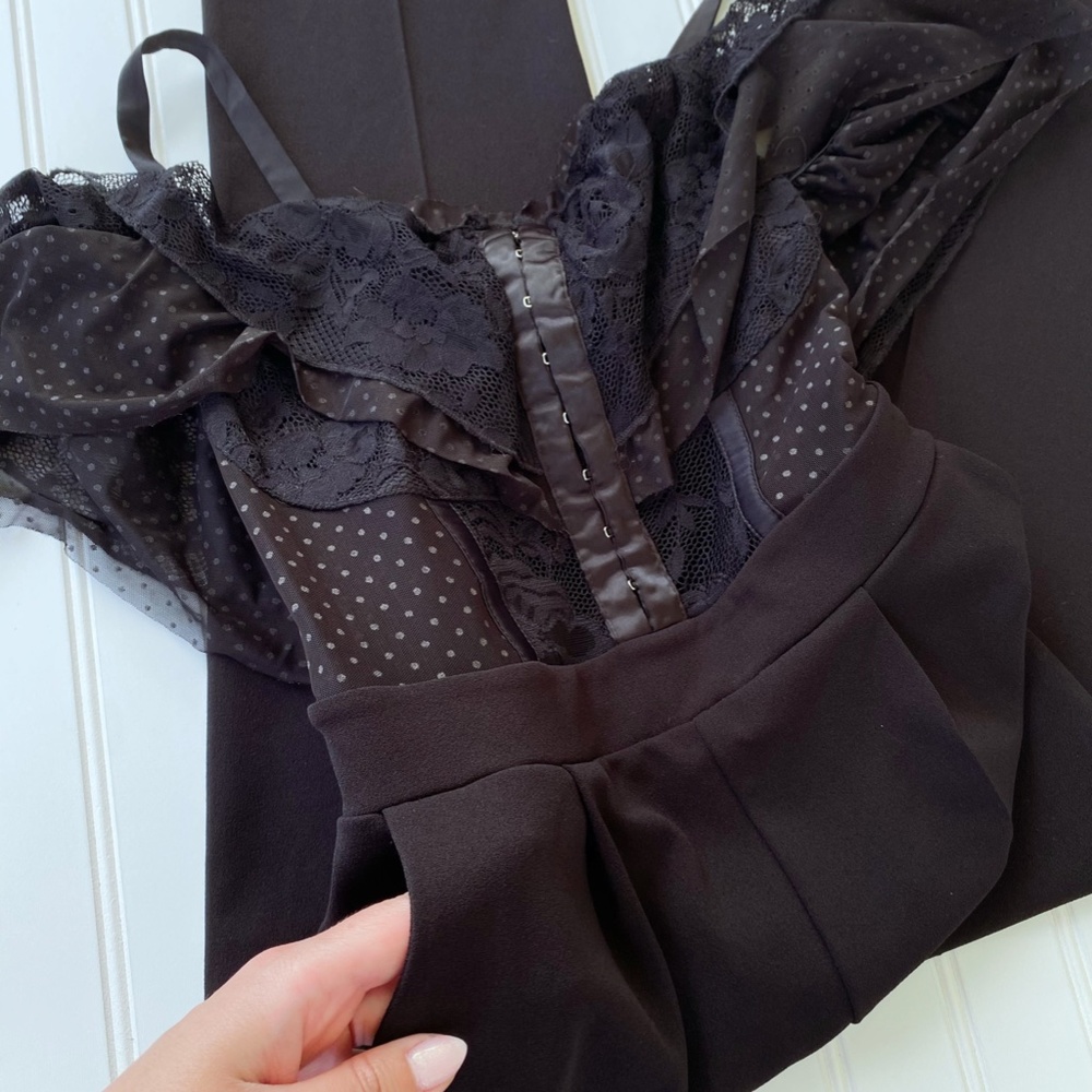 Express - Lace Bodice jumpsuits - size 00 - Picture 6 of 7